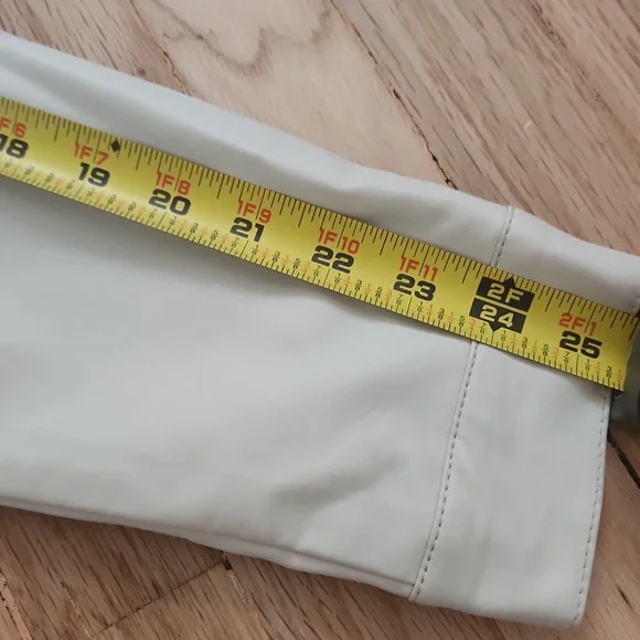 Faux Leather Cream Jacket - Picture 13 of 13